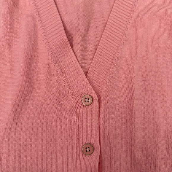 Women’s Talbots Button Front Girlfriend Cardigan Long Sleeve V-Neck Sweater XS - Picture 4 of 16